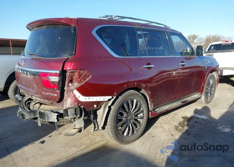 2022 Nissan Armada Platinum 2Wd z USA, uszkodzony, nr VIN JN8AY2DA1N9390786